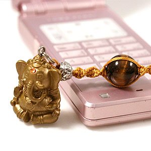 Amazon | ガネーシャ パワー ストーン ストラップ ( 金運 ) 夢を