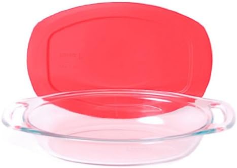 Pyrex Easy Grab 1.3 Quart Glass Oval Bakeware Dish