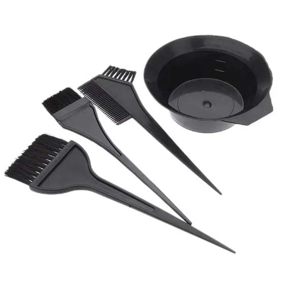 SHOPCASH Plastic Hair Dye Brush & Mixing Bowl Hair Colouring Kit, Hair Dye Bowl Hair Dye Brush