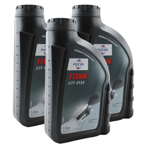 Fuchs 3 Liter TITAN ATF 4134 Red Automatic Transmission Fluid (3 x 1L)