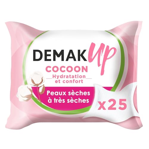 Lingettes pour calmer les rougeurs DEMK'P | Solution peaux sensibles et sèches en lot de 4