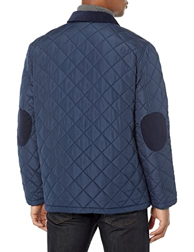 Image of IZOD Men's Izod Men's Quilted Barn Jacket With Corduroy Collar