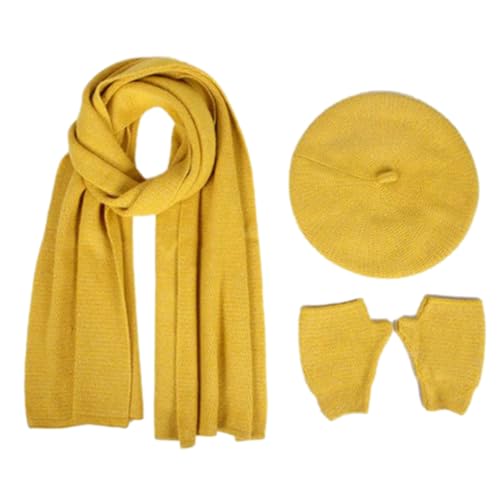 Bonnet de Noël, écharpe et gants pour filles : le coffret d'hiver idéal