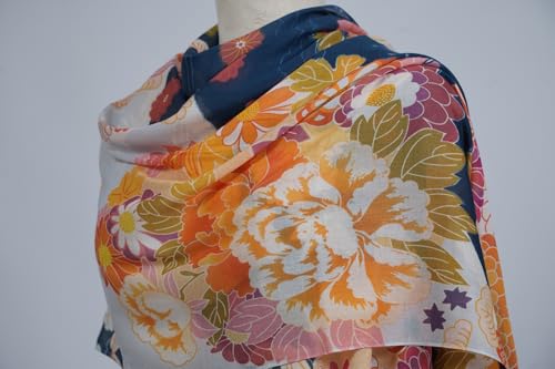 Image of VIC Cotton Modal Digital Print Scarf for Women | Digital Print Designer Stole | Soft Lightweight Luxury Wrap | Premium Cotton Modal Blend | 55 x 170 cm | VIC-SM-DP5517