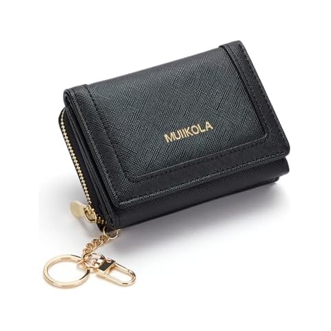 MUIIKOLA RFID-Blocking Mini Leather Wallet for Women Cover