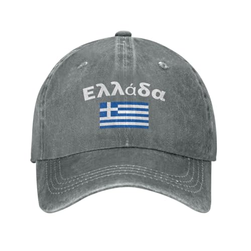 Gorra de béisbol estilo vaquero vintage unisex color gris