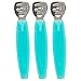 3 Pc Callus Remover Hard Dead Skin Corn Cutter Shaver Pedicure Foot Tool Blades
