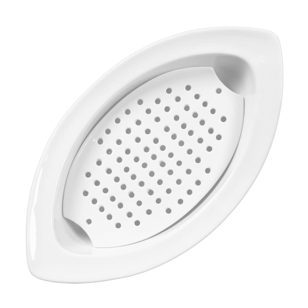 Holst Porzellan/Germany BAT 043 FA1 Bandeja de Esparragos 2-pz. 43 cm, blanco, 43 x 24.5 x 8.5 cm