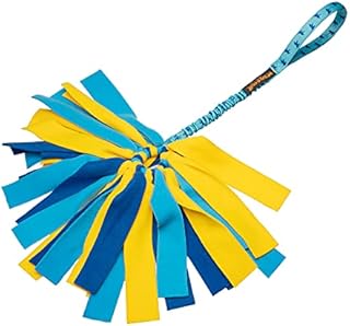 Tug-E-Nuff Crazy Thing Bungee Tug Toy for Dogs for Interactive Training & Play | Soft Fleece Bite Area | Ideal for Dogs of All Ages | Strong Foam Padded Handle | Purple