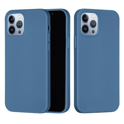 Image of ArmourPro Silicone Back Case for iPhone 15 Pro Max Soft-Touch Case | Blue