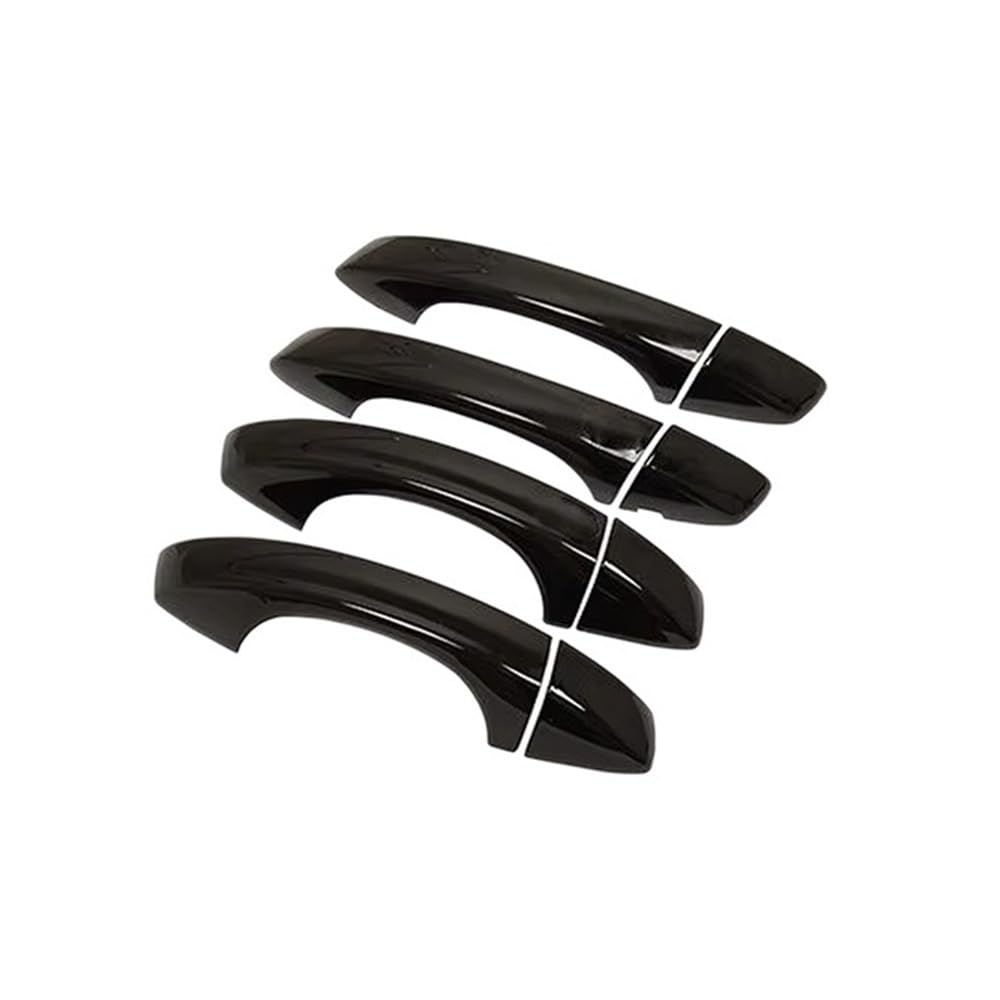 Ymyyqw 4Handle No Keyhole Car Outer Door Handle For Q3 Mk2 F3 2019 2020 2021 2022 Gloss Black Door Handle Cover Catch Trim Styling Stickers Car Exterior Accessories