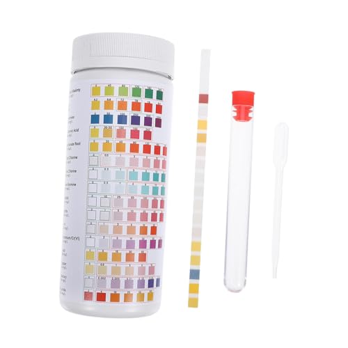 MUCKLILY -in-one Water Testing 50 Strips Kit Hot Tub Testing Strips Home Drinking Water Ph Tester
