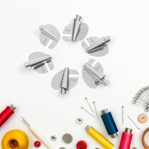 Set de 6 Pies de Costura Scroll Hemmer para Máquina miniatura 7