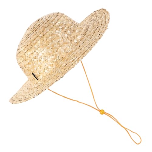 VANZACK Kids Woven Straw Hat for Beach Toddler Bucket Hat UV Protection Summer Sun for Boys and Girls Outdoor Hiking and Beachwear Khaki