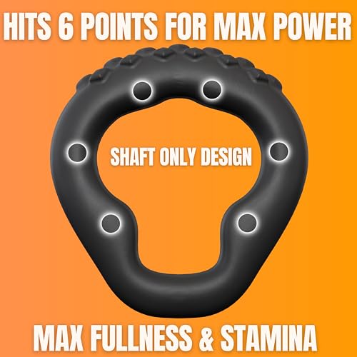 BULLRING- MAX Fullness & MAX Stamina 6 Pressure Points for Rock-Solid Confidence - Premium Silicone Penis Ring for Men BullRing The Mighty Cock Ring & Sex Toy - Image 4