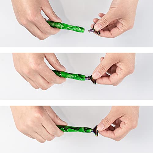 27Pcs Diamond Painting Accessories, Diamond Painting Pen Kits, 12 Styles Metal Tips For Diamond Painting, Personalized 5D Diamond Art Tools Colorful Drill Pen Replacement Heads For Diy Painting Crafts #TOP3