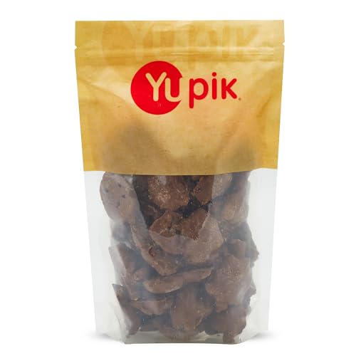 Yupik Caramel Peanut Clusters, 2.2 lb (35.2 oz), Roasted Peanuts & Caramel Coated in Milk Chocolate, Smooth & Crunchy, Sweet Snacks, Chocolate Candy, Ideal for Baking & Topping
