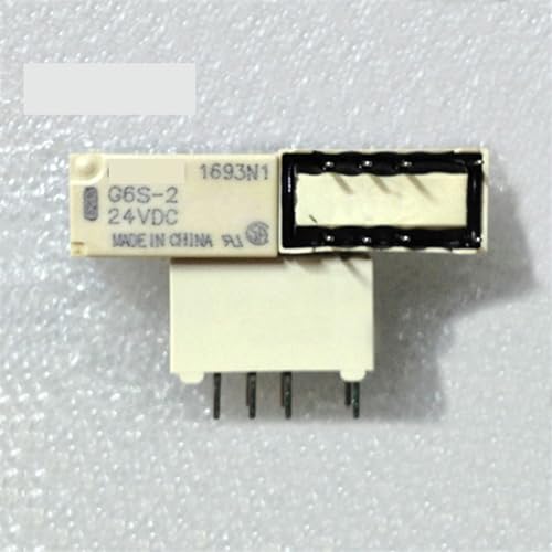 Relé de señal G6S-2-12VDC con 8 pines y 2A para conmutación electrónica estable 5
