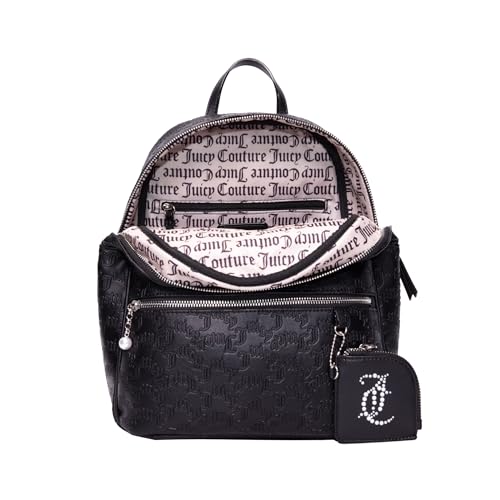Image of Juicy Couture Women's String of Pearls Backpack, LIQUORICE