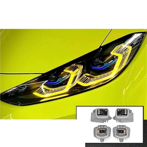 Módulo Amarillo Faros DRL Reemplazo Sin Modificar Cableado para BMW M3 M4 Serie 4 CSL 3