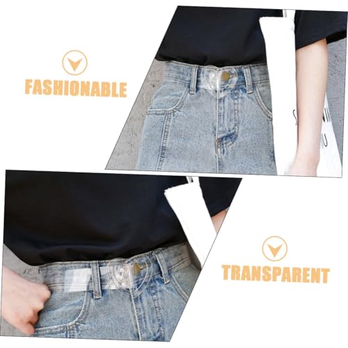 Alloy No Hole Waist Belt for Women 2PCS Stylish Wide Belt for Dresses Casual Fashion Accessory Design Adjustable Size3