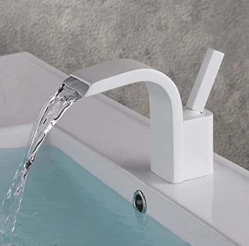 Robinet de lavabo noir mat réglage précis eau chaude et froide - 2