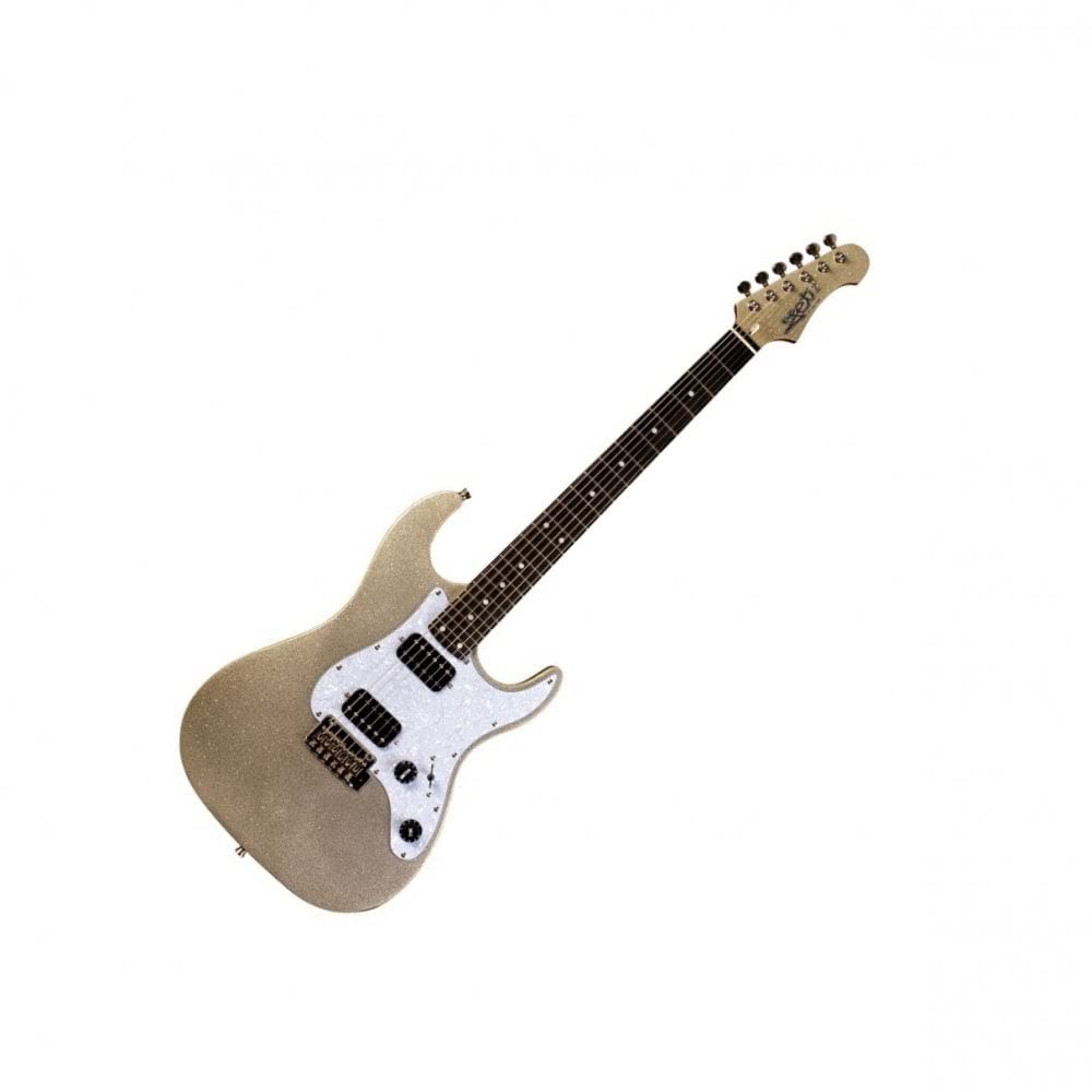 JET Guitars JS500 Silver Sparkle E-Gitarre