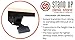 Stand Up Desk Store Pneumatic Adjustable Height Rolling Mobile Laptop Standing Desk Cart (Black Frame/Black Top, 28