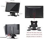 7 Portable de pouce HDMI moniteur HD 1080P VGA Moniteur Petite HDMI Screen Server moniteur pour les caméras de recul de voiture DVD Caméra de service STB PC TV Fraises PI 1024x600 Pixel 170 Affichage complet avec haut-parleur