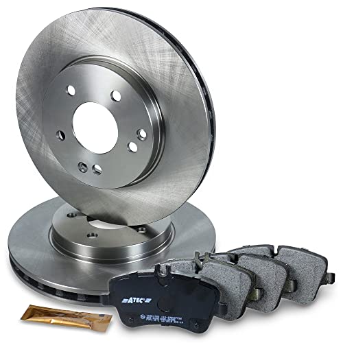 ATEC GERMANY Juego de frenos eje delantero incl. discos de freno Ø 288mm ventilados + pastillas de freno delanteras MERCEDES Clase C (W203) (CL203) (S203), CLC (CL203), CLK (A209), SLK (R171)