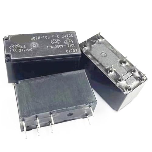 Relais de puissance 507H-1CC-FC 24V 17A 8 broches pour maintenance de machines