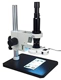 OMAX 7x-90x Zoom Inspection Monocular Microscope with 54 LED Ring Light