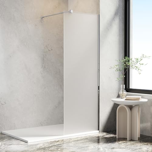 AQUARA 700 x 1900mm Shower Screen, Walk-in Shower Glass Pane