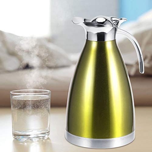 Chaleira de aço inoxidável à prova de vazamento à prova de ferrugem,(Type A alloy handle gold, 1.5L)