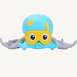 Brinquedo de Banho de Polvo, Brinquedo para Bebês Aprendendo a Caminhar, Brinquedo Clássico para Crianças, Polvo Adorável Flutuante, Brinquedo Para Banheira, Piscina, Brinquedo Infantil
