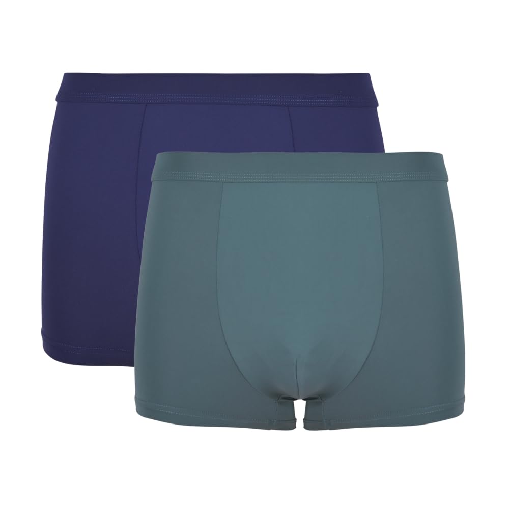Men’s Ultra-Soft Material | Ice-Silk Short | Underwear | Multi-Colored. (Pack of 2) (in, Alpha, XL) Multicolor-picture-14