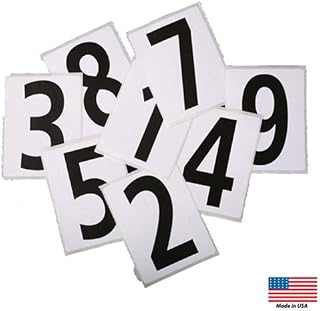 Blazer Athletic Hip Numbers 1-9- Set of 25