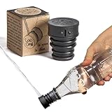 CuloClean ポータブルビデ トイレ、旅行、ハイキング、キャンプに。すべてのボトルに対応.超軽量(12g、0.7オンス)(CuloClean、1個ブラック)