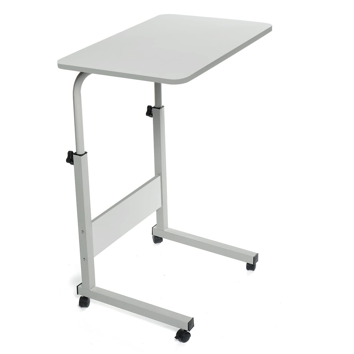 Office Table Laptop Table Stand Adjustable Folding Ergonomic Design Stand Bedroom Dormitory Computer Desk 4 Wheels Standing Desk