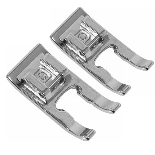 HONEYSEW 2PCS 7mm Open Toe Applique Presser Foot for All Purpose Sewing Machine Brother, Babylock, Singer, Babylock, Elna, Janome, Juki and More,#40080962, 718W, JU-5900-01Z