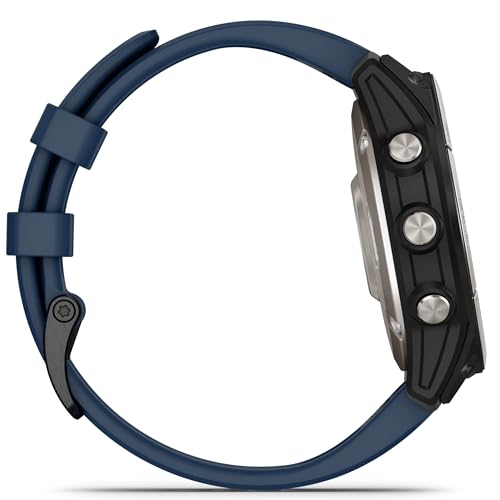 Garmin quatix® 7 – Sapphire Edition con Pantalla AMOLED 010-02582-61, azul oscuro.