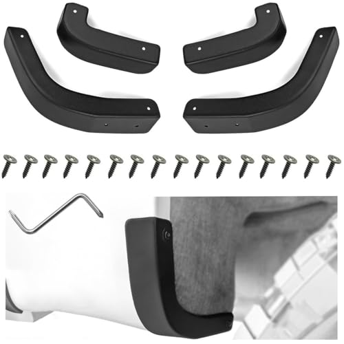 Image of Mud Flap Delete for Chevy Silverado 1500 Accessories 2019-2026, Mud Guard Chevrolet Silverado 1500 Parts Mudflaps Front Rear Replacement Kit 2019 2020 2021 2022 2023 2024 2025 2026