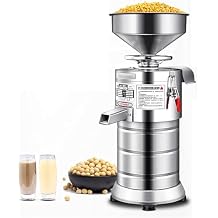 Commercial Soybean Milk Machine,1100W Automatic Soy Milk Making Machine,Nut Processor Machine for Milk Drinks,Stainless Steel Coffee Beans Grinding Maker