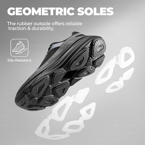 Image of ALLSWIFIT Men's Cushion Lightweight Walking Running Shoes Tennis Non-Slip Comfortable Jogging Workout Gym Athletic Breathable ActiveAiry Fashion Sneakers