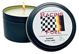 Racing Fuel 110 Hi Octane Soy Wax Novelty Candle 8 oz | Smells Like Horsepower | Handcrafted in Michigan | Gift for Her | Gift for Him