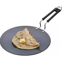 Roti iron Tawa Kitchen Item - Non-Stick Multi Tawa for Chapati, roti Rolles Home Kitchen Item For daliy Use Pack of 1 Black