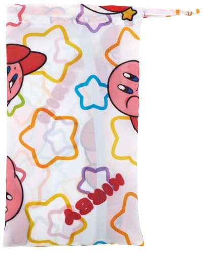 Skater RAPO2-A Rain Poncho Raincoat, For Children, Kirby Stars, Suitable Height 31.5 - 39.4 inches (80 - 100 cm)2
