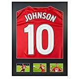 Giftgarden Cornice 60x80, Cornice per Maglietta da Calcio, Cornice in Alluminio e MDF, 1 Pezzo