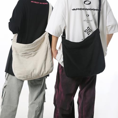 Bolsa Tote de Lona Casual Hobo Unisex Gran Capacidad miniatura 3