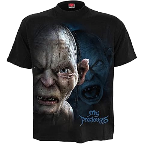 WB Studio - LOTR - Gollum - My Preciousss - Front Print T-Shirt Black - XL Cover